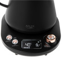 Adler Kettle | AD 1349 | Electric | 1100 W | 1 L | Stainless steel | 360° rotational base | Black/Go