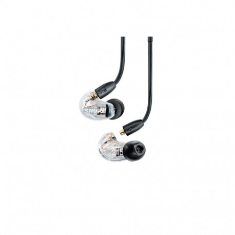 Shure AONIC 215 - kõrvasisesed kõrvaklapid ühe transduktori ja 3,5 mm kaabliga (läbipaistev)
