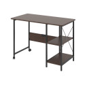 Maclean loft folding desk, dimensions: 107x45x75cm, max - 150 kg, with top, dark walnut color, MC-41