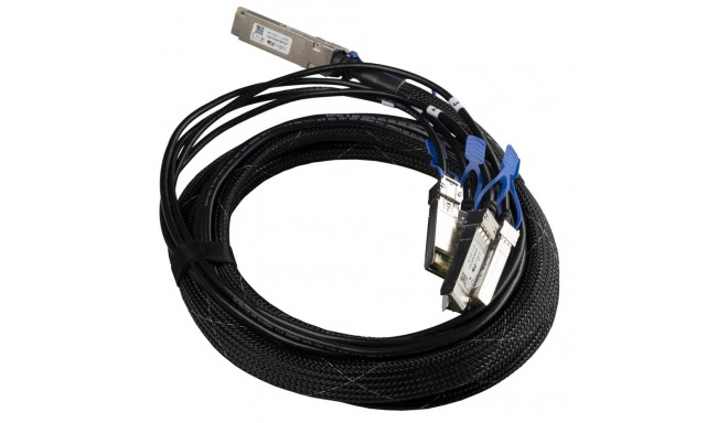 Mikrotik XQ+BC0003-XS+ cable InfiniBand 3 m QSFP28 4x SFP28 Black,Chrome