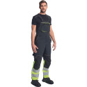 Cerva Knoxfield HVPS DW traksipüksid must Hi-Vis kollane 50