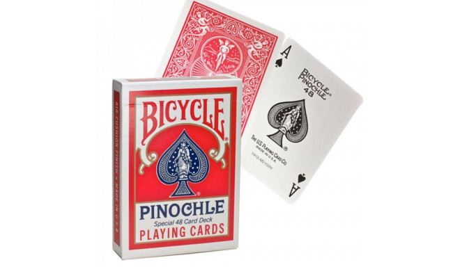 Bicycle Pinochle Standard Playing Cards (Red)