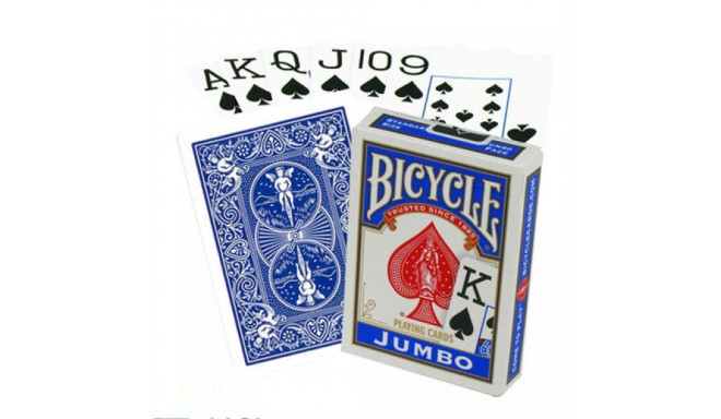 Bicycle Rider Jumbo Poker Cards (Blue)