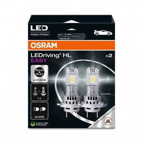 H7 LEDriving HL EASY 12V 6000K 2tk