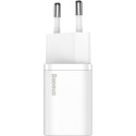 Baseus CCSUP-B02 tīkla lādētājs USB-C / 20W / 3A balts