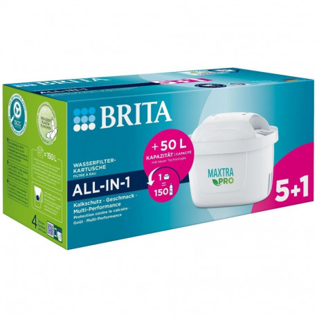 "BRITA Tischwasserfilter Maxtra Pro Filterkartusche 5+1 Pack"
