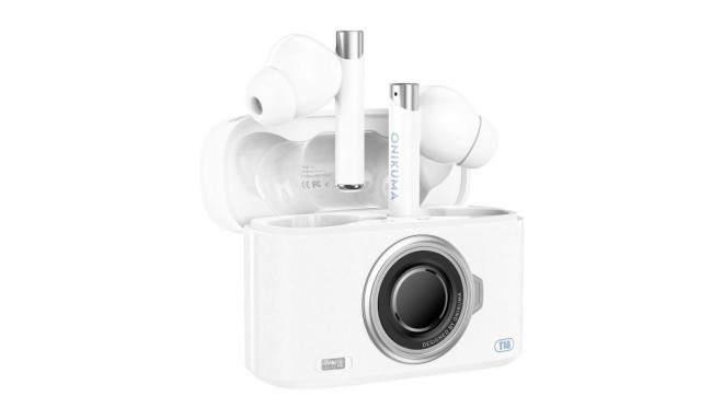 ONIKUMA T18 Bluetooth In-Ear Earphones White