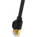 Baseus patch cord Cat 7 UTP RJ45 1m, black