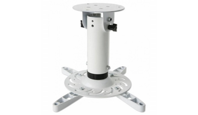 Universal Ceiling Projector Mount Arm – 20cm, 15kg Capacity, White