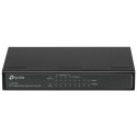 TP-LINK 8-Port Gigabit Desktop PoE Switch 8x10/100/1000Mbps RJ45 ports including 4 PoE ports steel c