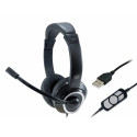 CONCEPTRONIC Headset USB    2m Kabel,Mikro,int.Bed.Stereo sw