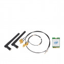 WLAN-Kit M.2 INTEL IEEE 802.11ax+BT Universal WLAN-AX/ BT KIT. M.2-card w/o Bracket