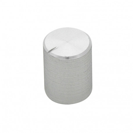 8792# potentsiomeetri nupp hõbedane läbimõõt 10mm (5 tk.)