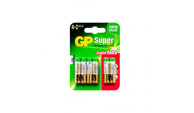 8724# Bateria alkaliczna aaa 1.5 lr3 gp super 6szt