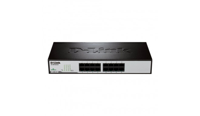 DLINK 16xRJ45 10/100 unmanaged 16port Switch 2MB 100MBit able to build in