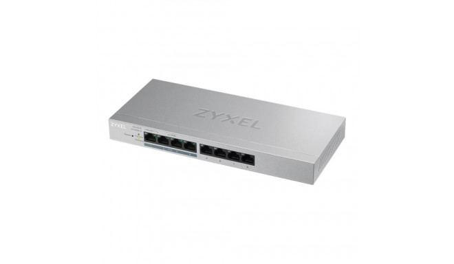 ZYXEL GS1200-8HP V2 8 pordiga Gigabit PoE+ veebipõhine/nutikas hallatav lüliti 4x PoE+ 60 vatti LACP