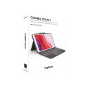 LOGITECH Combo Touch Keyboard and folio case with trackpad backlit Apple Smart connector QWERTY Pan 