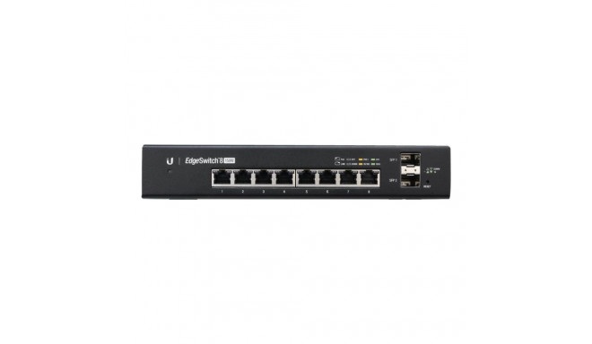 UBIQUITI ES-8-150W Ubiquiti ES-8-150W 8-pordiline + 2xSFP Gigabit PoE lüliti 24V/48V 802.3af/802.3at