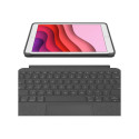 LOGITECH Combo Touch Keyboard and folio case with trackpad backlit Apple Smart connector QWERTY Pan 