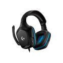 LOGITECH Gaming Headset G432 Headset 7.1 channel full size wired USB 3.5 mm jack black