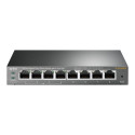 TP-LINK 8-Port Gigabit Desktop PoE Easy Smart Switch. 8 Gigabit RJ45 Ports inkl. 4 PoE Ports. 55W Po