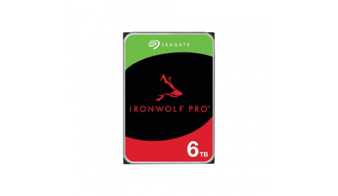 SEAGATE Ironwolf PRO Enterprise NAS HDD 6TB 7200rpm 6Gb/s SATA 256MB cache 8.9cm 3.5inch 24x7 for NA