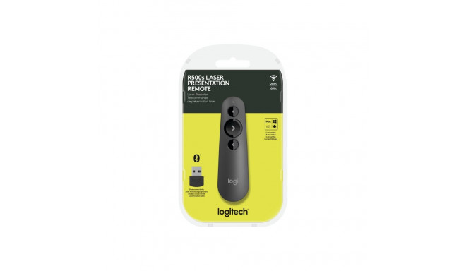 LOGITECH R500s Laser Presentation Remote GRAPHITE