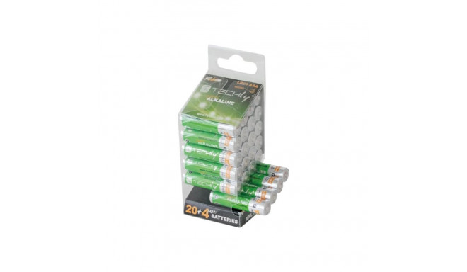 TECHLY 307025 Techly Alkaline batteries 1.5V AAA LR03 24 pcs