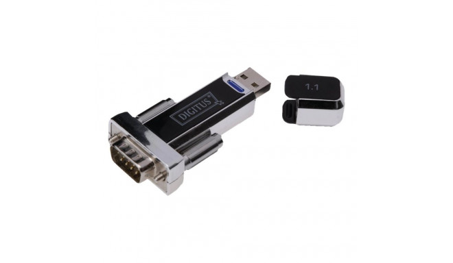 DIGITUS Converter USB1.1 to Serial incl. USB A/M USB A/F cable 80cm