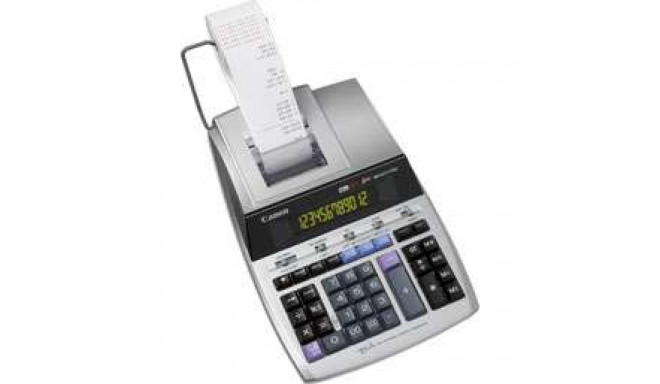 CANON MP1211-LTSC deskcalculator print with 12-digit display and two-colored ink jet printing on rib