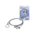 LOGILINK NBS002 Security wire silver Features 1.5m