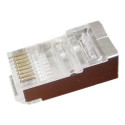 GEMBIRD LC-PTF-01/50 Gembird Universal pass-through modular FTP plug 8P8C, 50pcs, solid and stranded