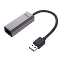 I-TEC USB 3.0 Metal Gigabit Ethernet Adapter 1x USB 3.0 to RJ-45 LED for Notebook Tablet PC Windows 