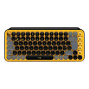 LOGITECH POP Keys Wireless Mechanical Keyboard With Emoji Keys - BLAST YELLOW (PN)