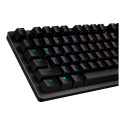 LOGITECH Gaming G512 Keyboard backlit USB Nordic key switch GX Brown Tactile carbon (PAN)