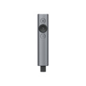 LOGITECH Spotlight Plus Presentation remote control 3 buttons slate