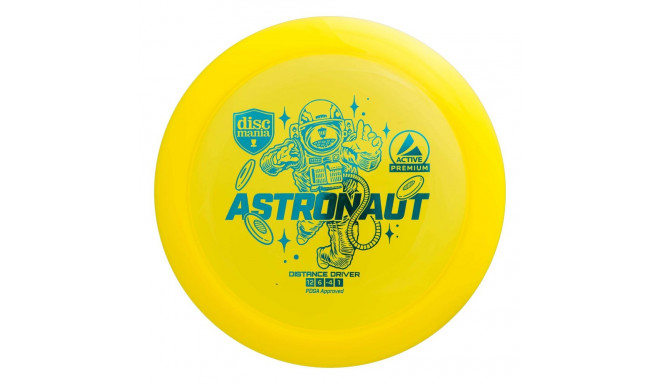 Discgolf DISCMANIA Distance Driver ASTRONAUT Active Premium Yellow 12/6/-4/1