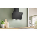 Bosch Serie 2 DWK65DK60 cooker hood Wall-mounted Black 430 m³/h A