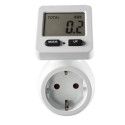 Energy saver control 3680W with cost calculator, white