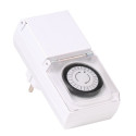 Outdoor mechanical timer, 3680W, white