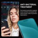 Crong Anti-Bacterial 3D Armour Glass - Szkło hartowane 9H Full Glue do iPhone 16 Pro Max + ramka ins