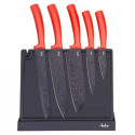 Kitchen Knives Set - Kitchenaid Hacc4502 5-piece Knife Set Red/black