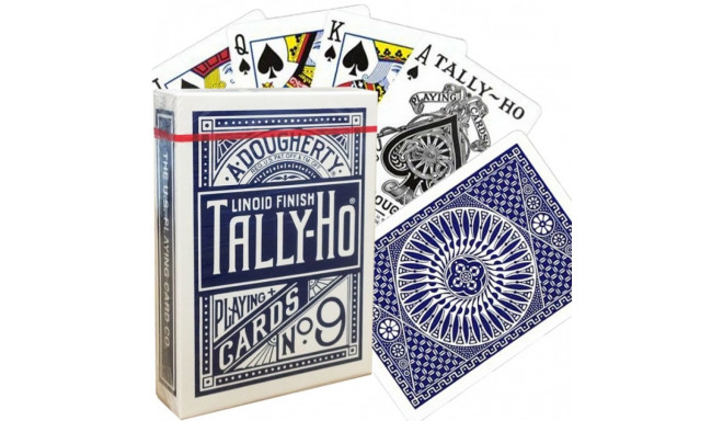 Bicycle Tally-Ho Circle Poker Cards (Blue)