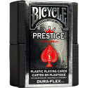 Bicycle Prestige Standard Poker Cards in Box (Red)