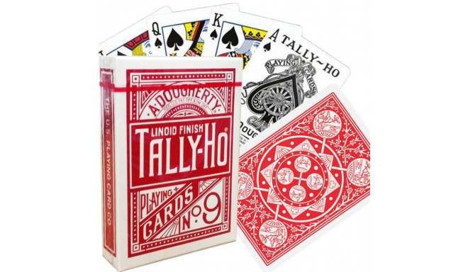 Bicycle Tally-Ho Fan Back Playing Cards (Red)