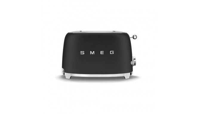 Toaster - Smeg TSF01 2-Slice 6 Browning Levels 3 Programs Matt Black