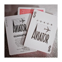 Aviator Jumbo Poker Cards (Red)