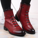 Jezzi W JEZ52G insulated ankle boots with decorations, red (40)