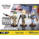 Cobi Blocks Great War 3 figurines 35 blocks