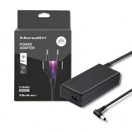 Qoltec vooluadapter Samsung 42W 14V 3A 6,5x4,4 + voolukaabel